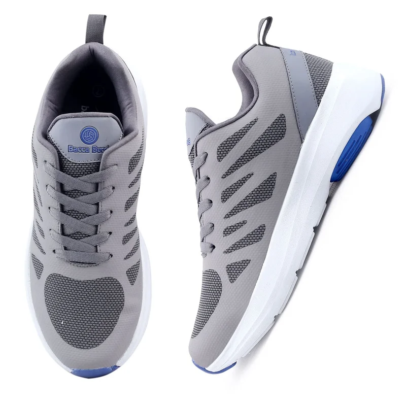 Bacca Bucci Grey Boat Sports Shoes with Padded In-socks for Men | Best Price UAE